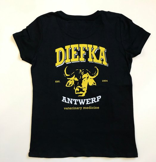 T-shirt Diefka merchandise met logo